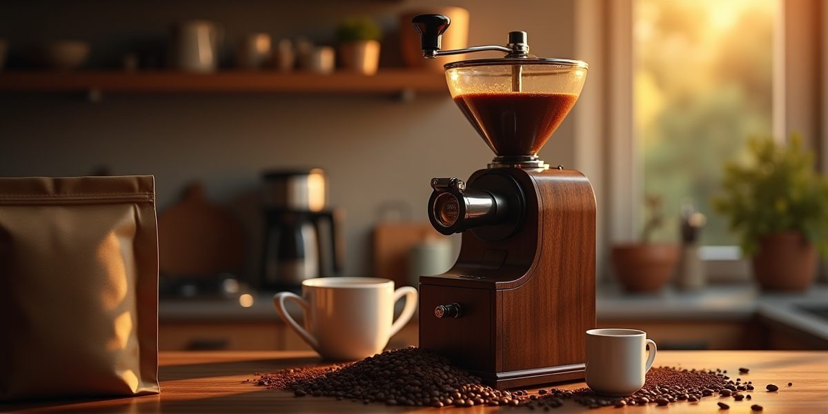 Зерновая кофемашина в доме