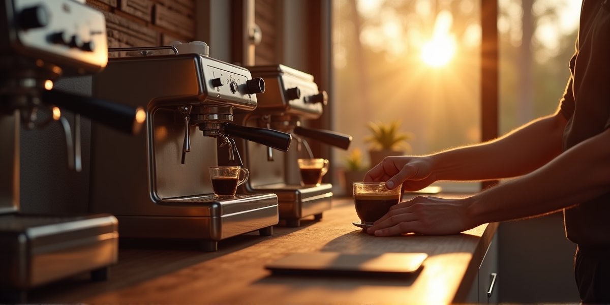 Встраиваемая кофемашина в нише