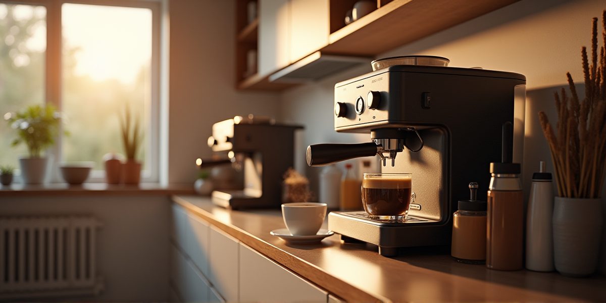Кофемашина в интерьере