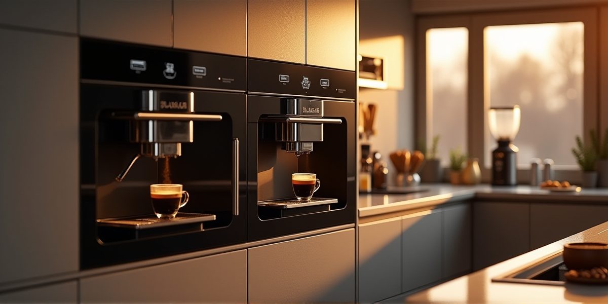 Премиум-кофемашина в интерьере кухни