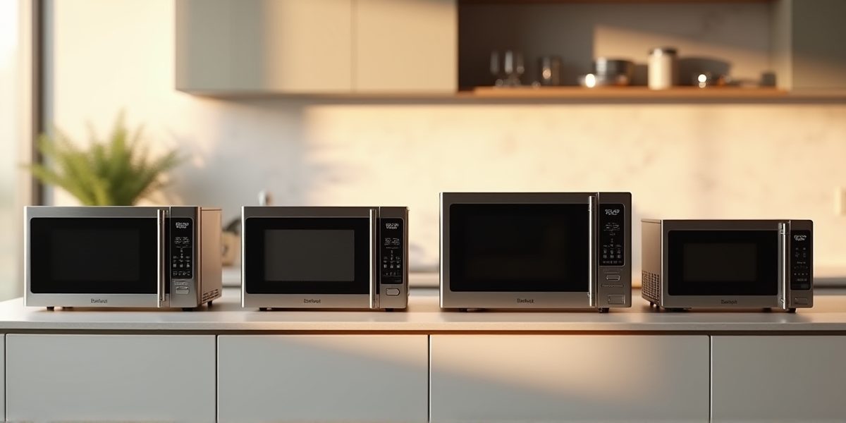 Встраиваемая микроволновка в кухонном интерьере