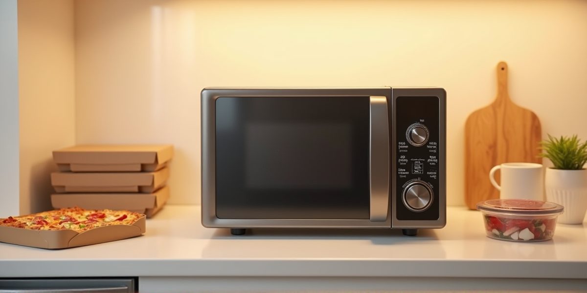 Микроволновка на кухне