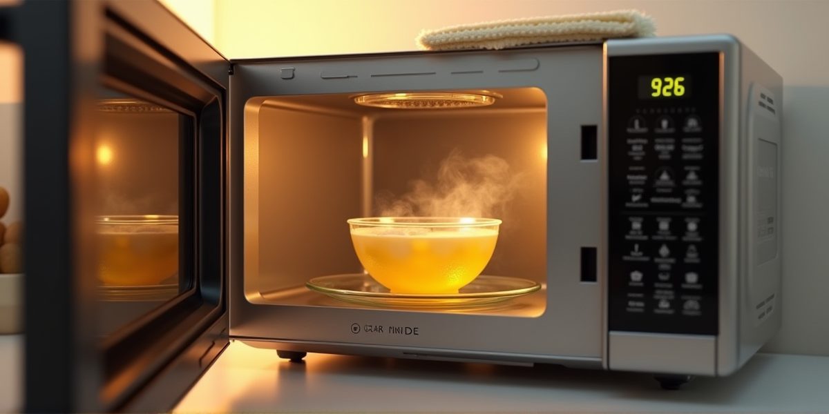 Микроволновка на кухне