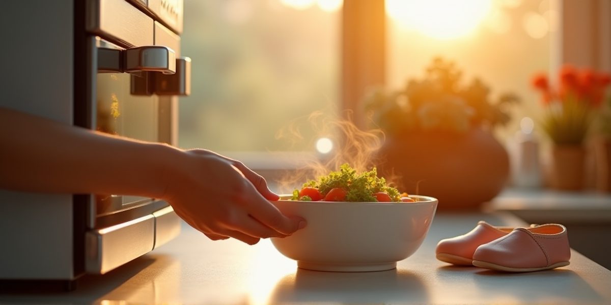 Беременная женщина на кухне