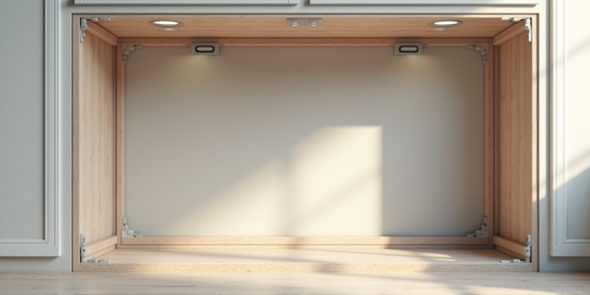 Микроволновка в интерьере кухни