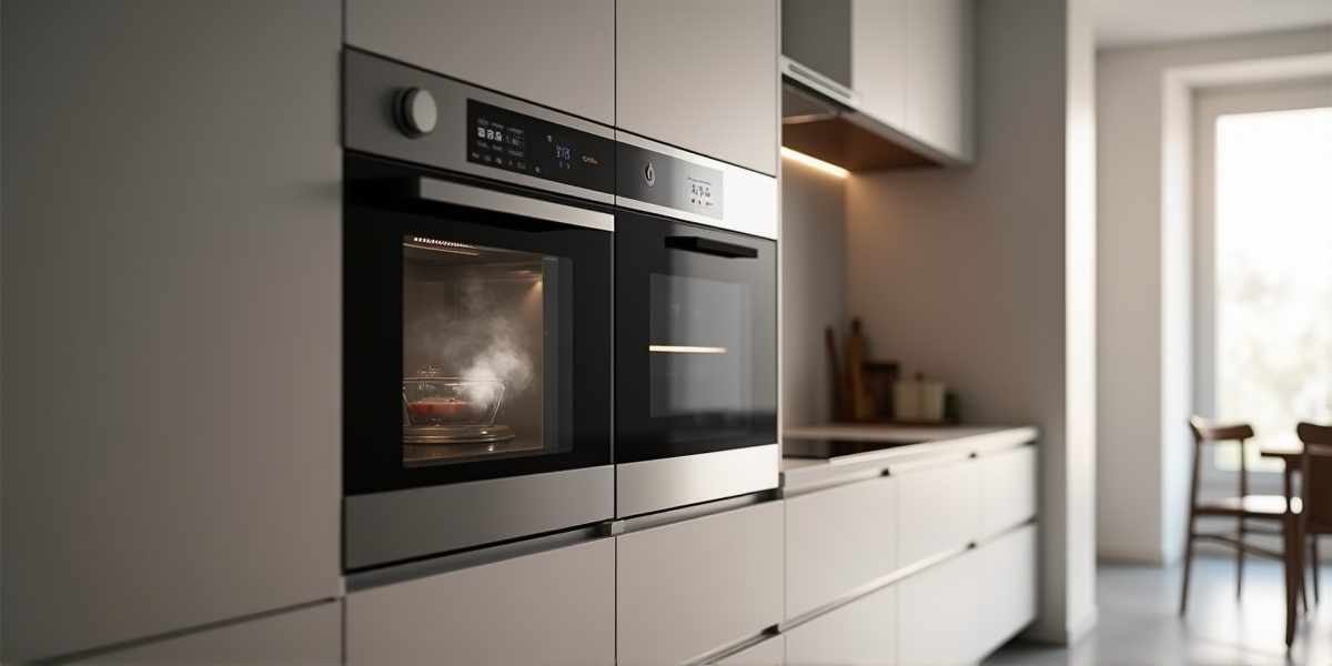 Установка микроволновки с вытяжкой