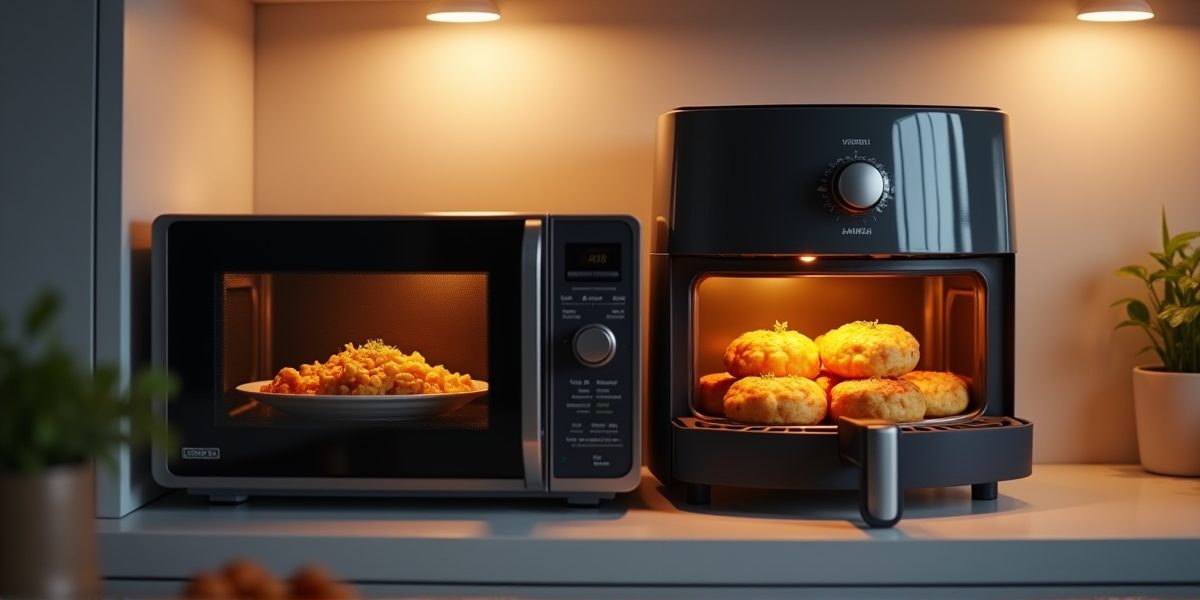 Разогрев еды в микроволновке