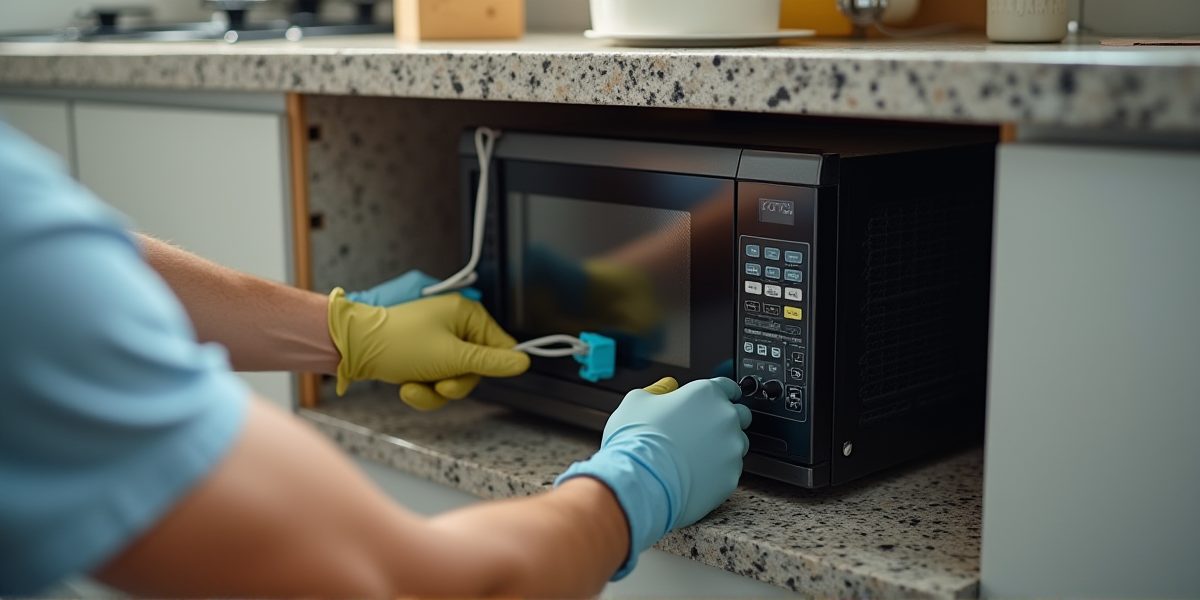 Подготовка ниши под микроволновку