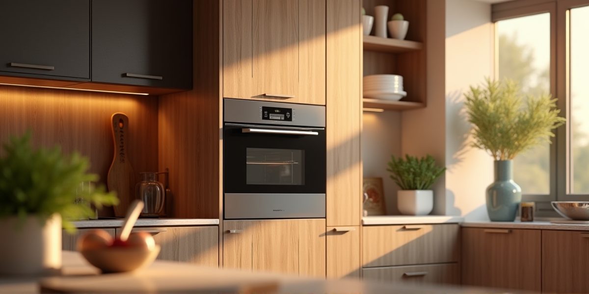 Микроволновка встроенная в кухонный шкаф