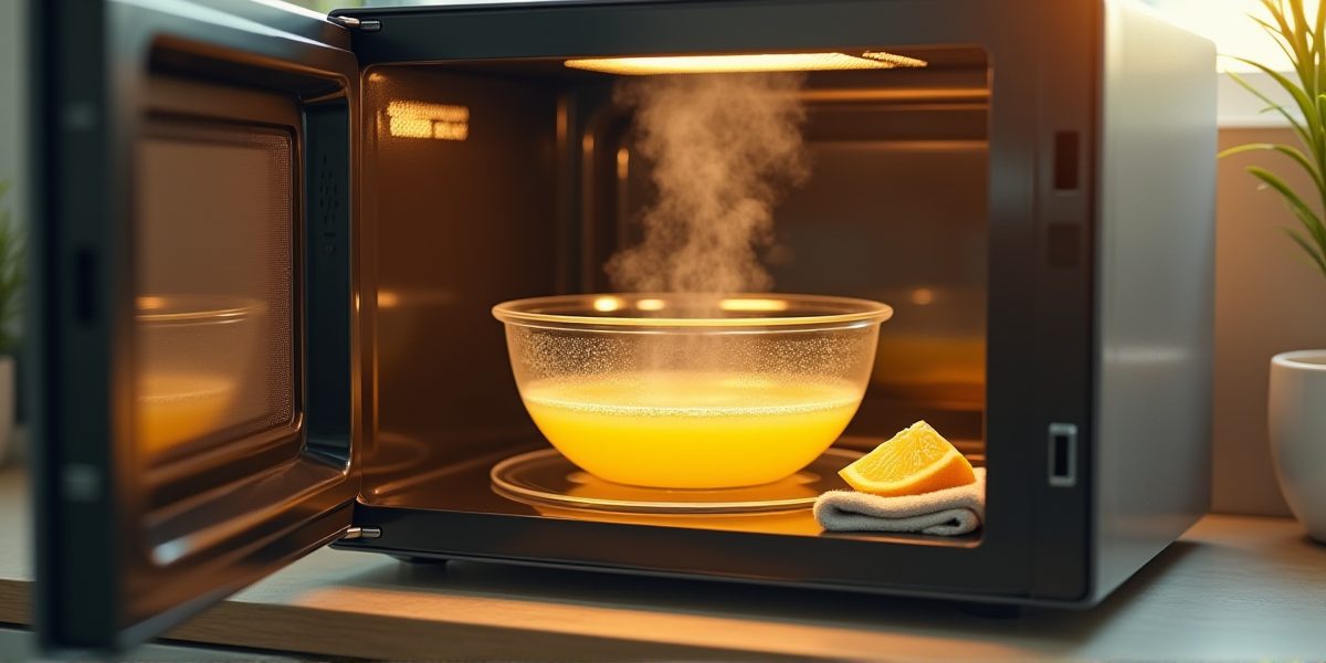 Микроволновка на кухне