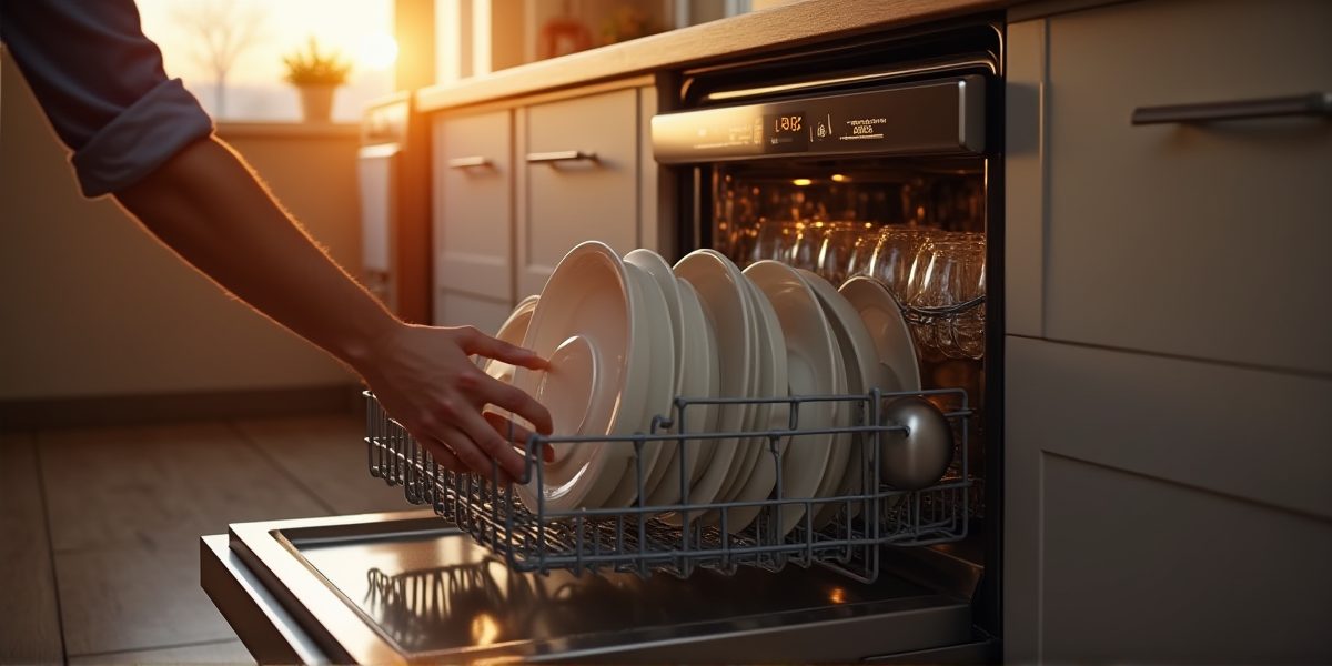 Посудомоечная машина в интерьере кухни