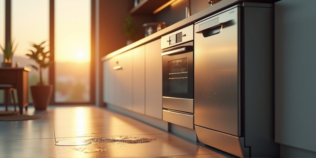 Пример встроенной розетки на кухне