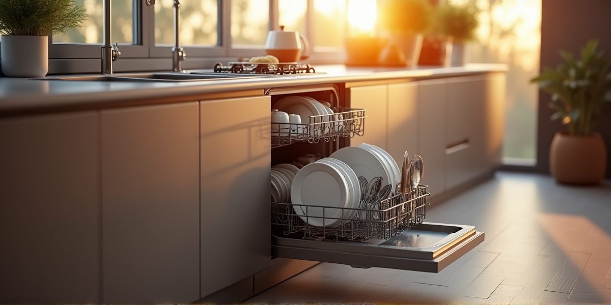 Встраиваемая посудомойка в интерьере