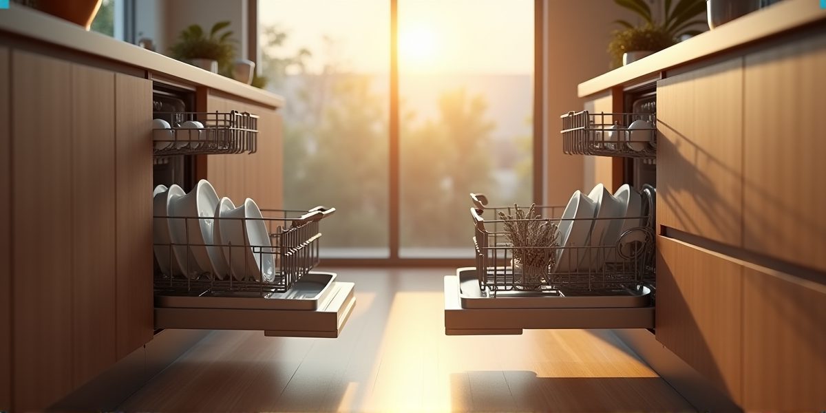 Полноразмерная посудомойка в встроенном исполнении
