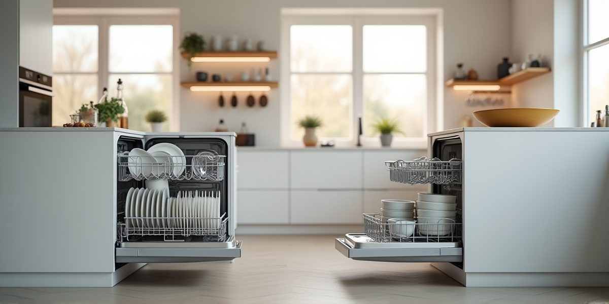 Полноразмерная посудомойка с датчиками