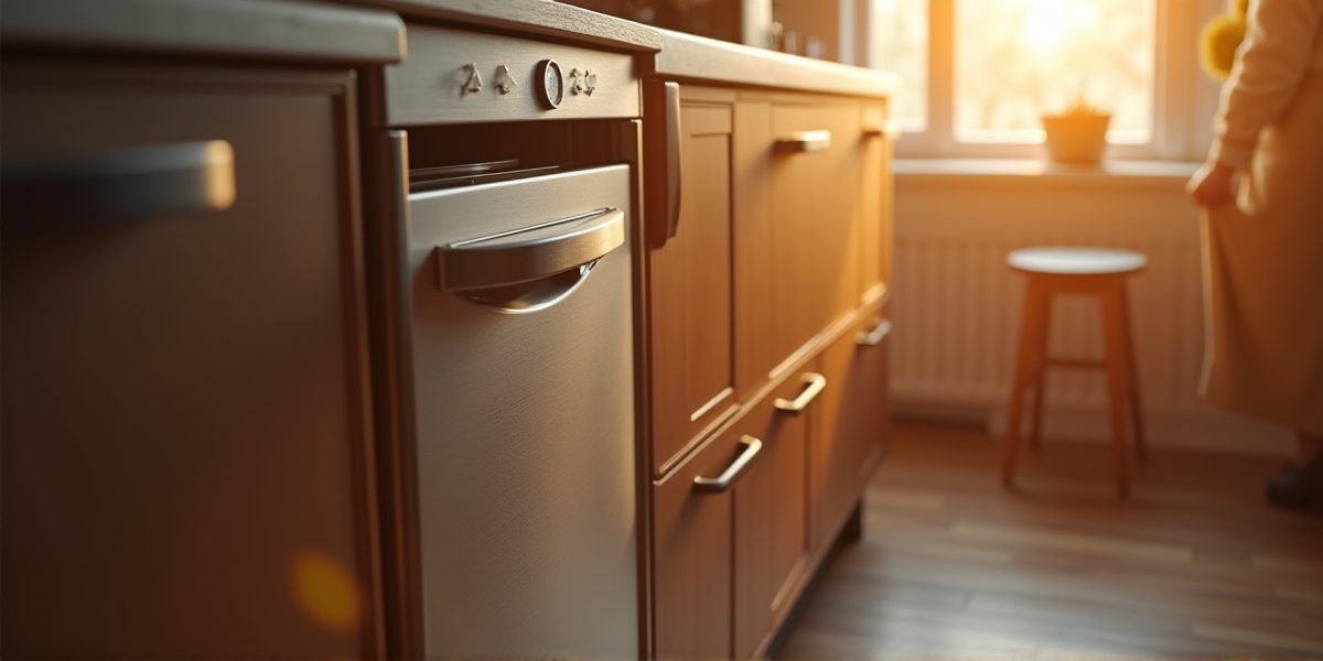 Минималистичный дизайн посудомойки