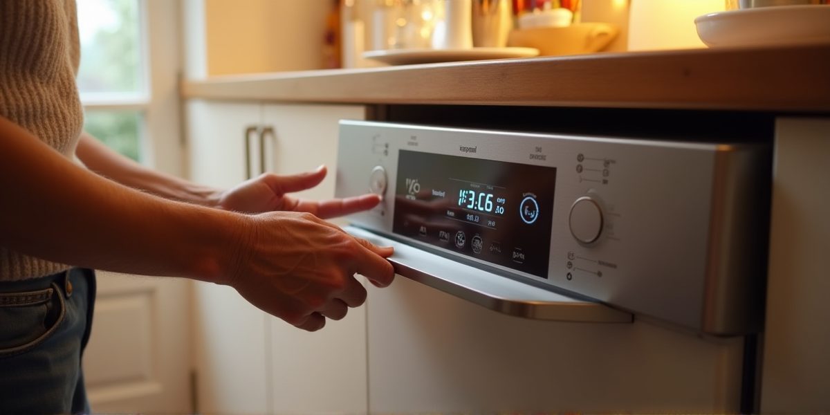 Интуитивный интерфейс посудомоечной машины