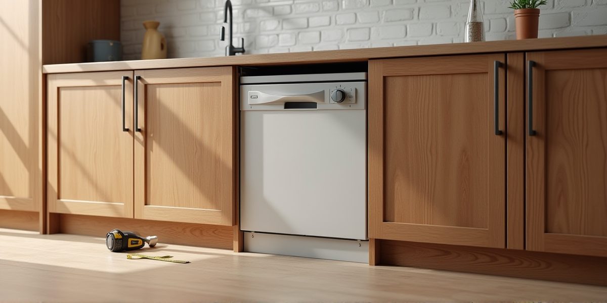 Размеры ниши под посудомоечную машину