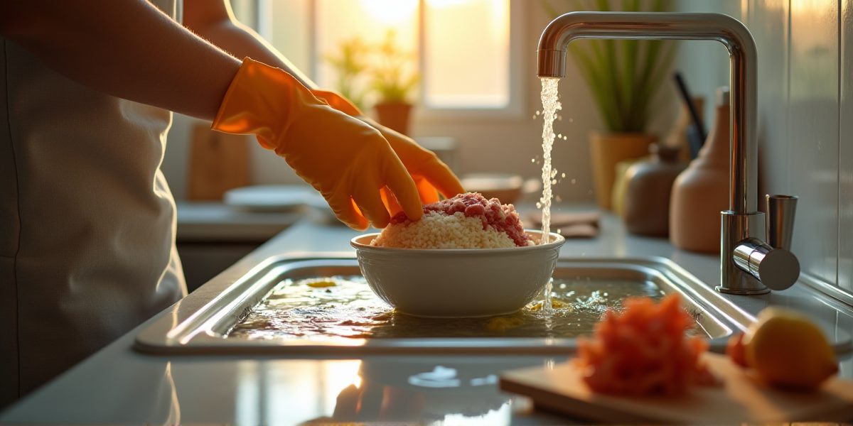 Современная посудомойка в домашней кухне