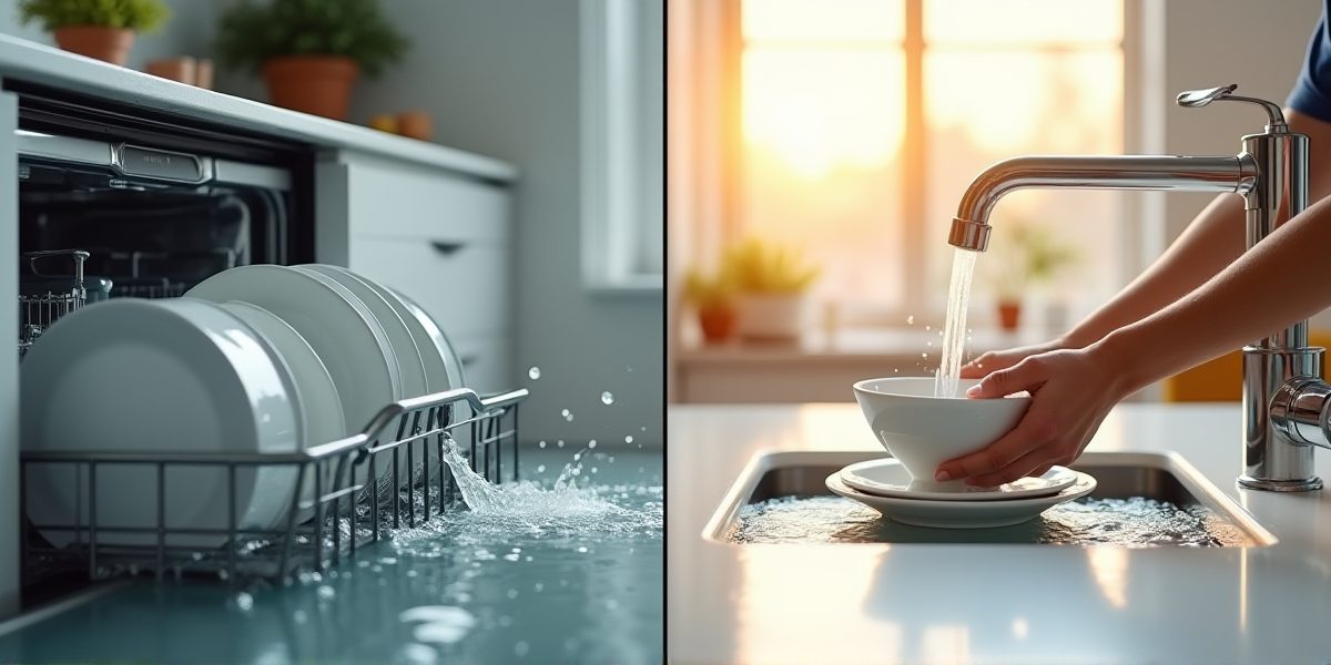 Экологичность: сравнение посудомоечной машины и ручной мойки