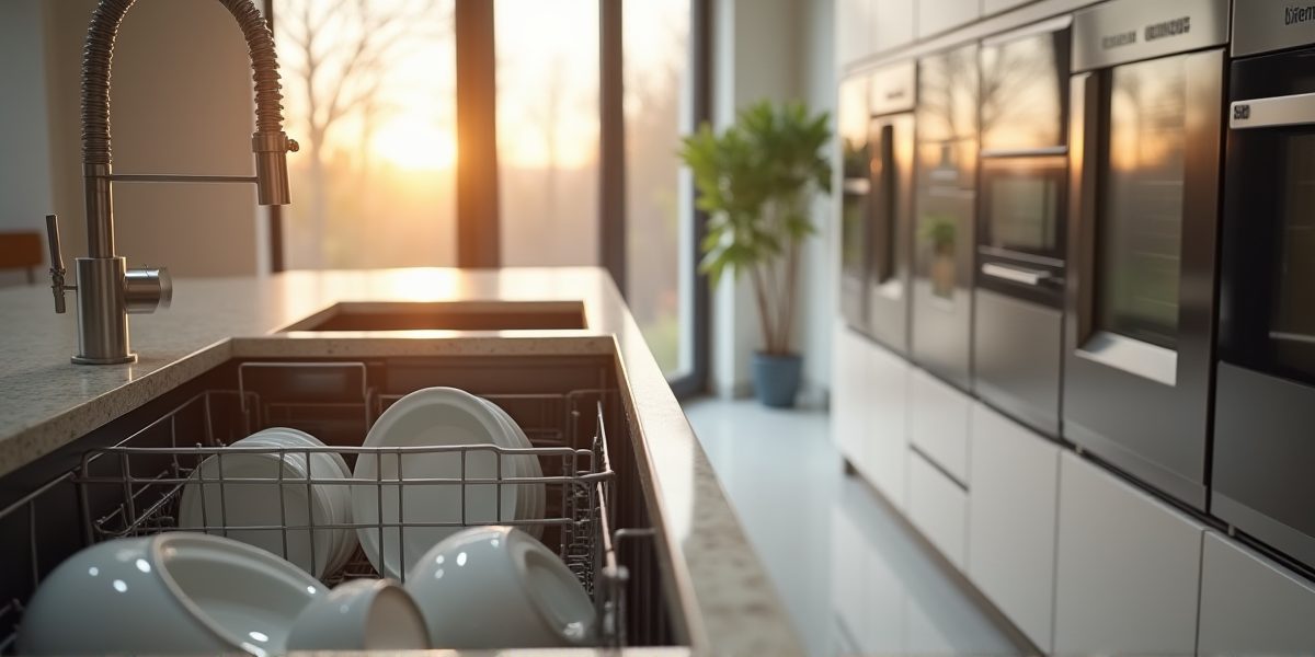 Посудомоечная машина в интерьере кухни