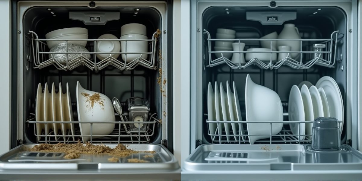 Регулярная дезинфекция посудомойки