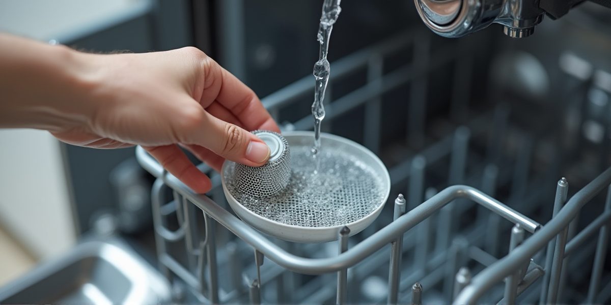 Чистка фильтра посудомоечной машины