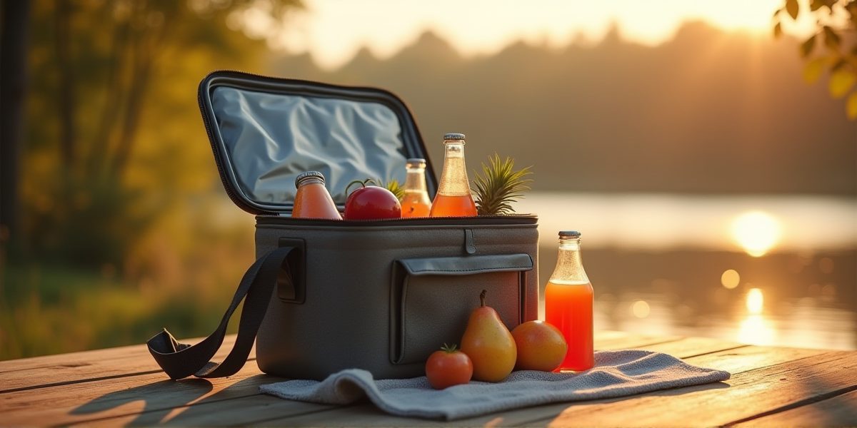 Сумка-холодильник в багажнике автомобиля