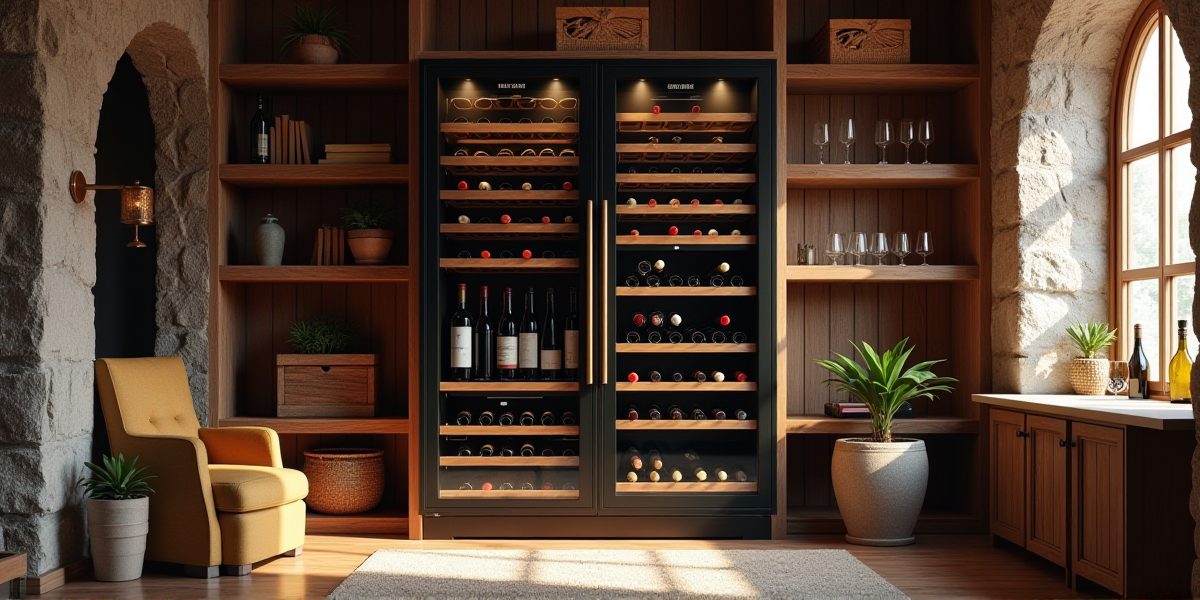 Винный шкаф в интерьере
