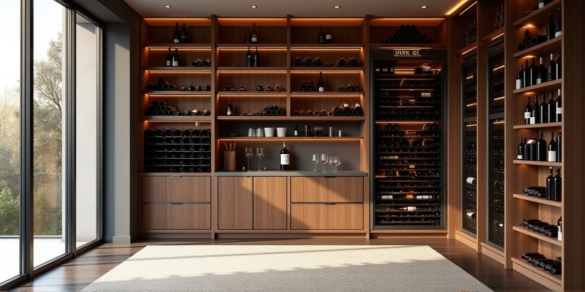 Винный шкаф в интерьере