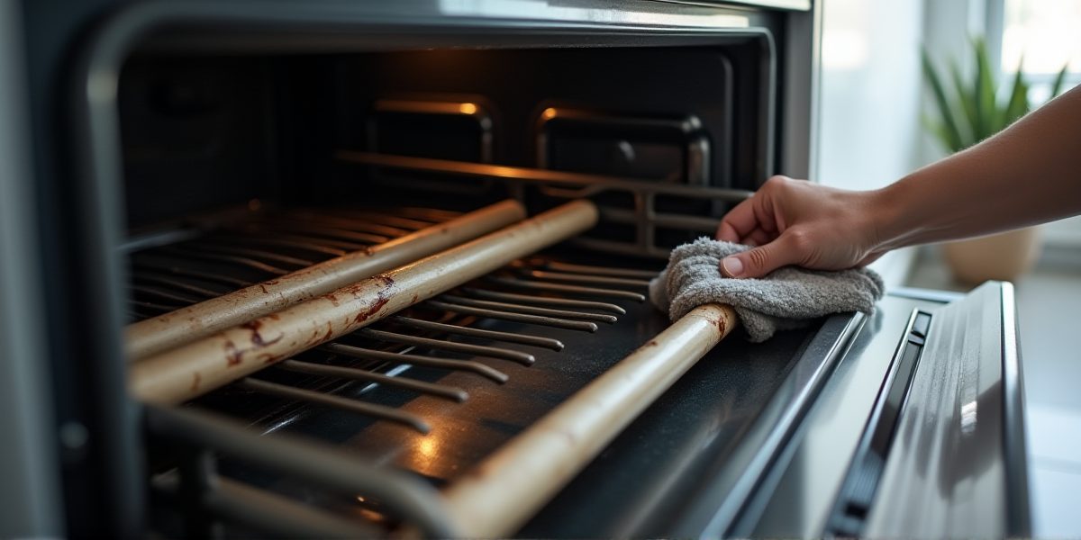 Духовка с безопасными направляющими
