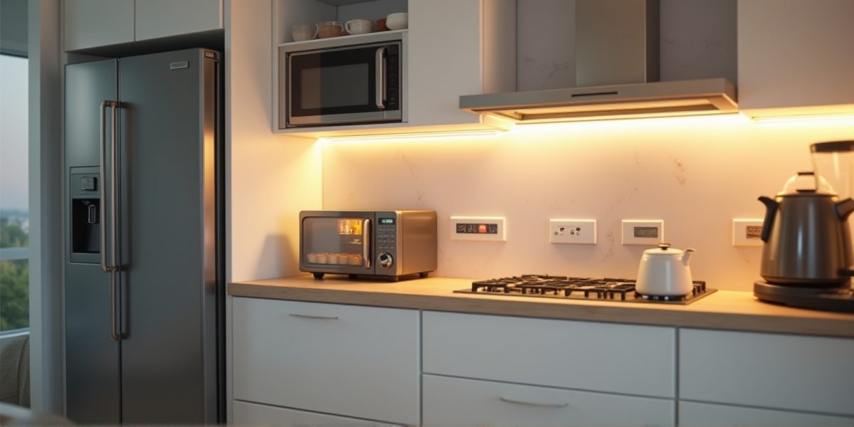 Электрика на кухне: как правильно распределить розетки и обеспечить безопасность и комфорт