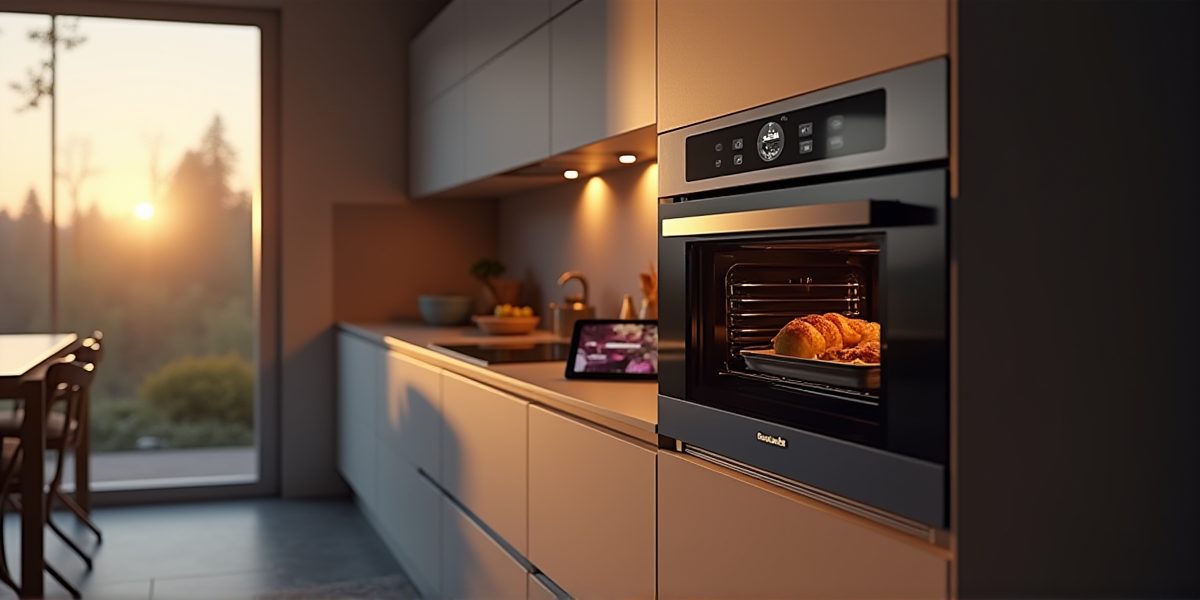 Независимый духовой шкаф в интерьере