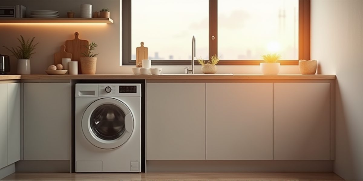 Встраиваемая стиральная машина под столешницу