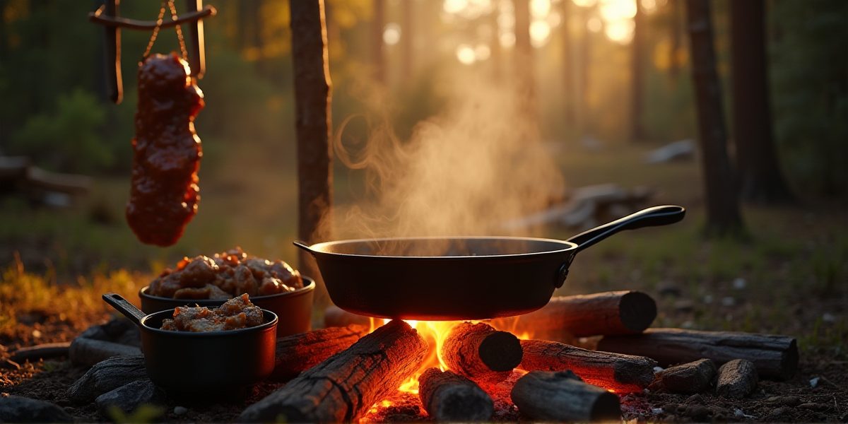 Готовка на костре