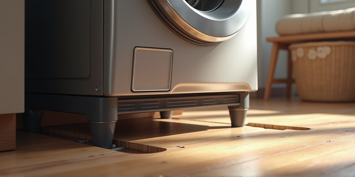 Установка стиральной машины на деревянный пол