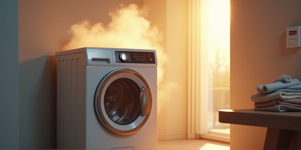 Стиральная машина в интерьере ванной комнаты