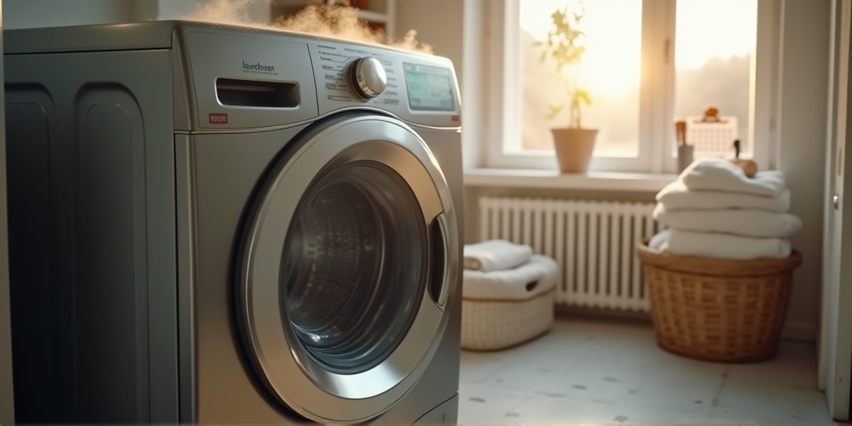 Стиральная машина в интерьере современной кухни