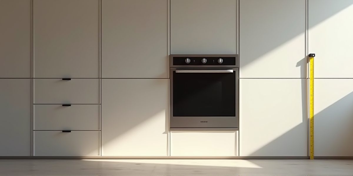 Отдельностоящий духовой шкаф на кухне