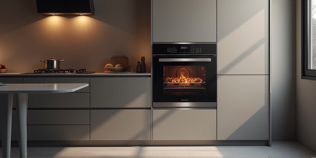 Встраиваемый духовой шкаф в кухонном гарнитуре