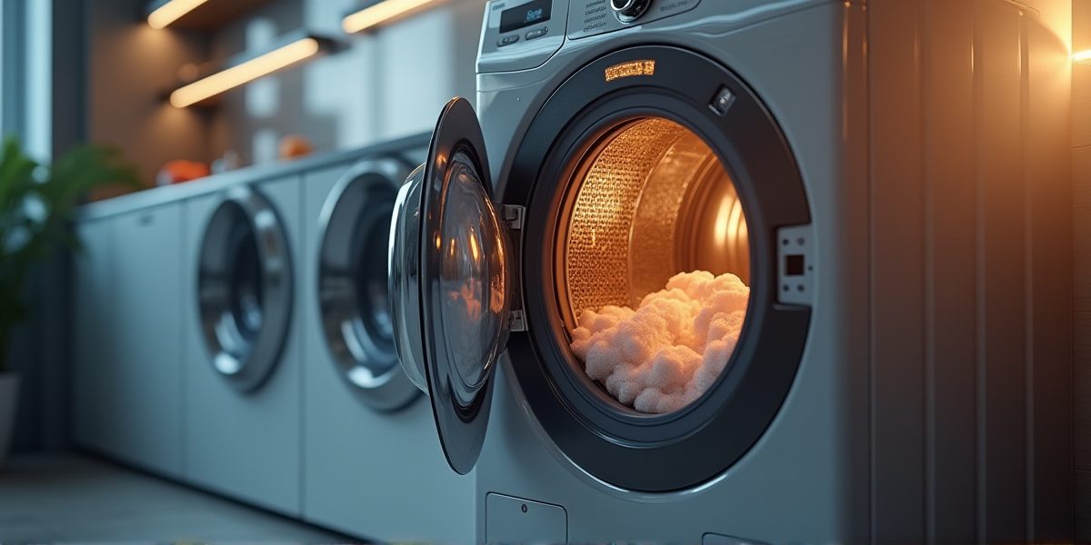 Стиральная машина в интерьере кухни