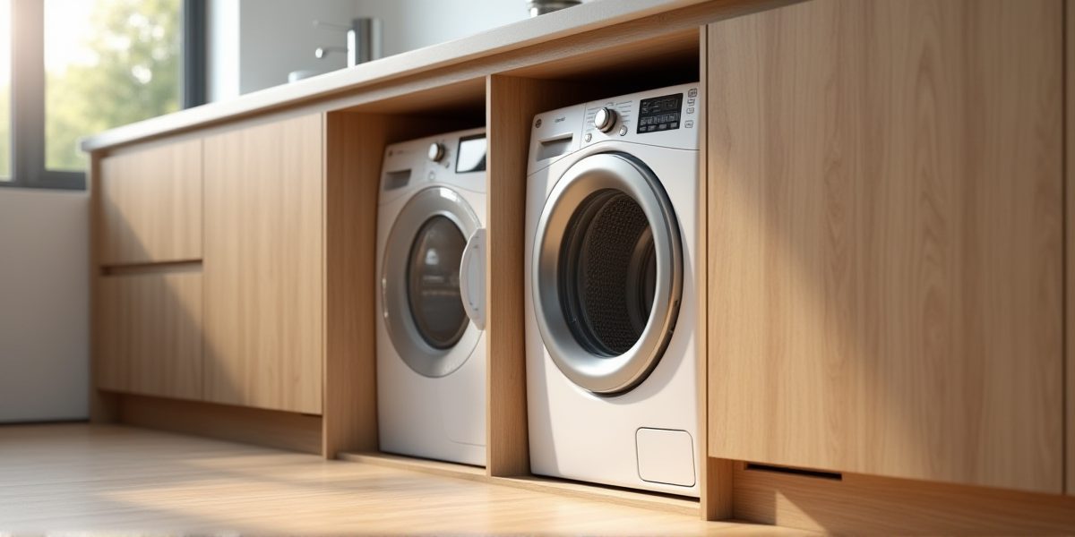 Встраиваемая сушилка в интерьере кухни