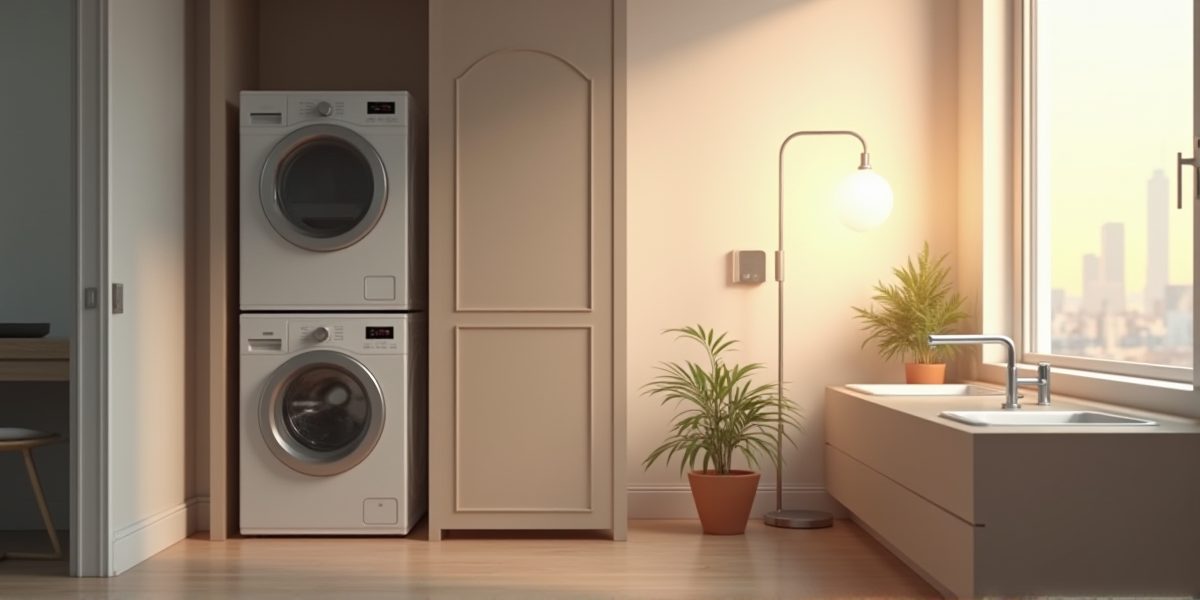 Сушилка в интерьере студии