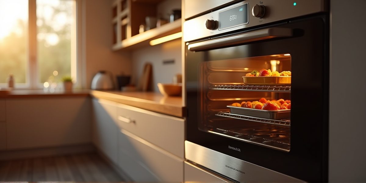 Духовой шкаф в интерьере современной кухни