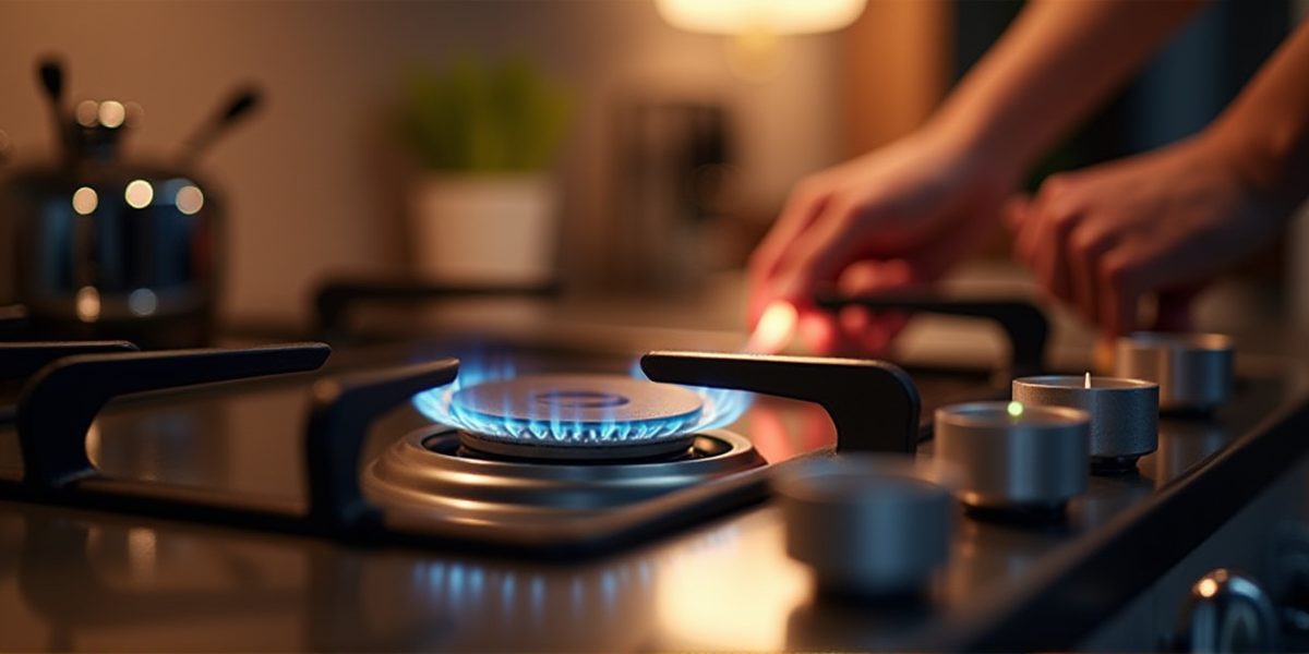 Горелки разной мощности на газовой панели