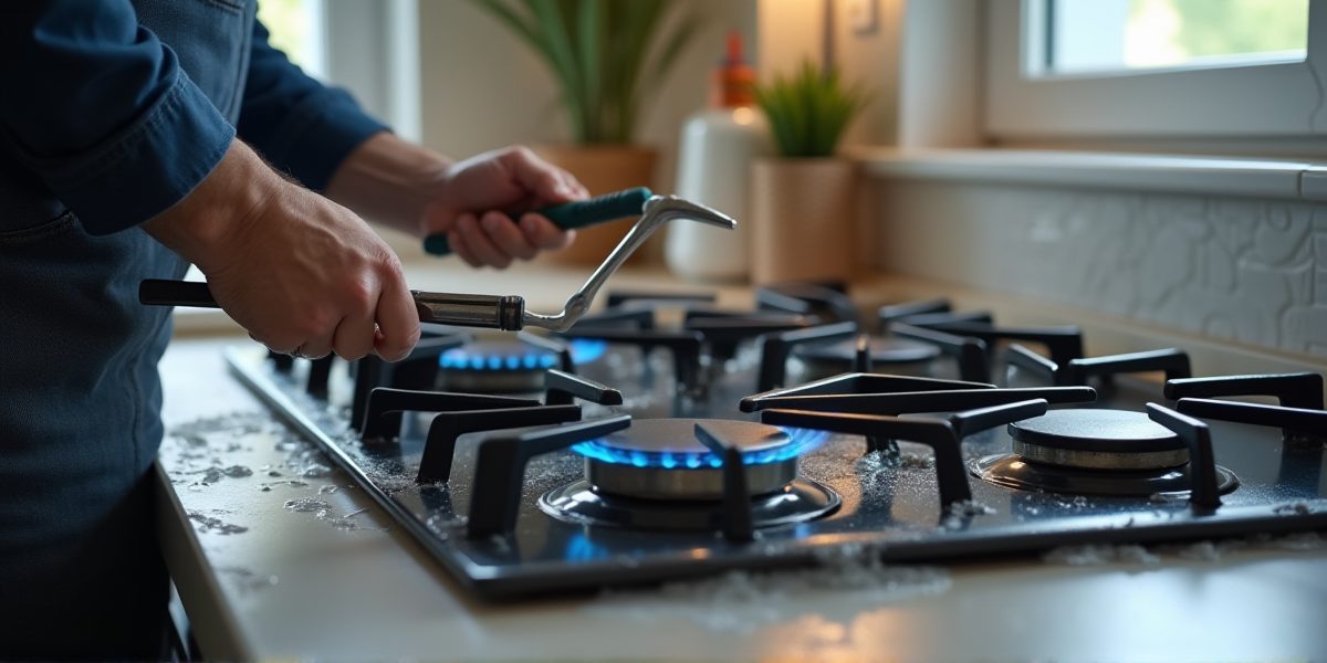 Регулировка пламени на газовой панели