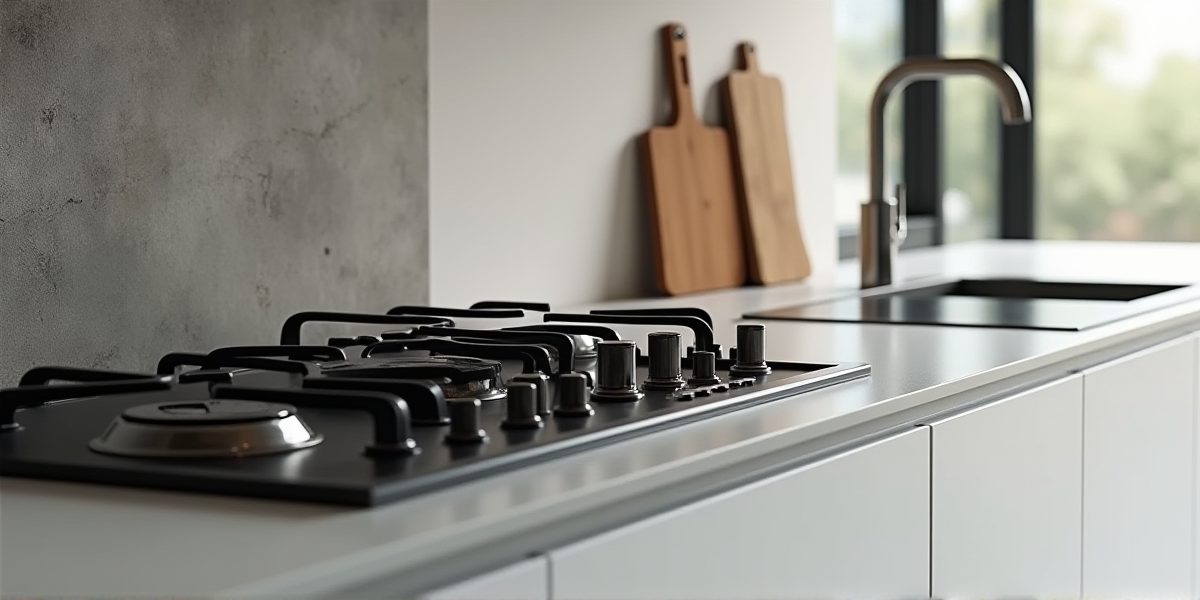 Варочная панель в стиле лофт