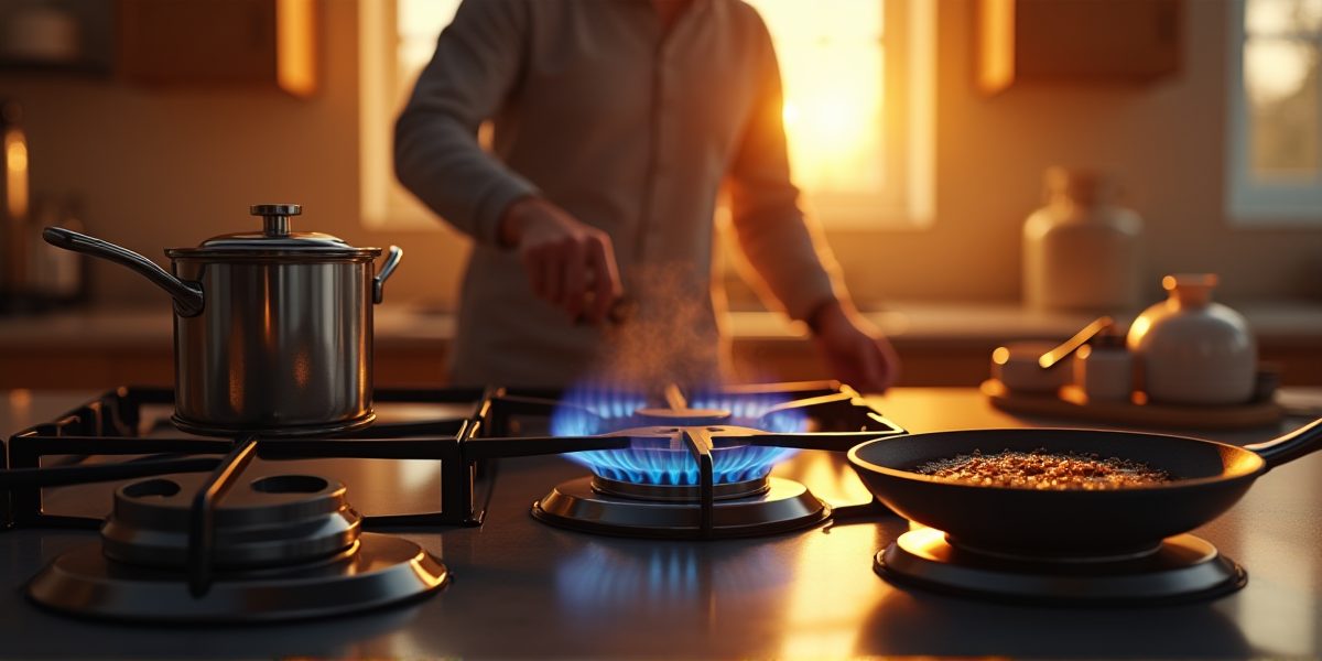 Индукционная варочная панель в действии