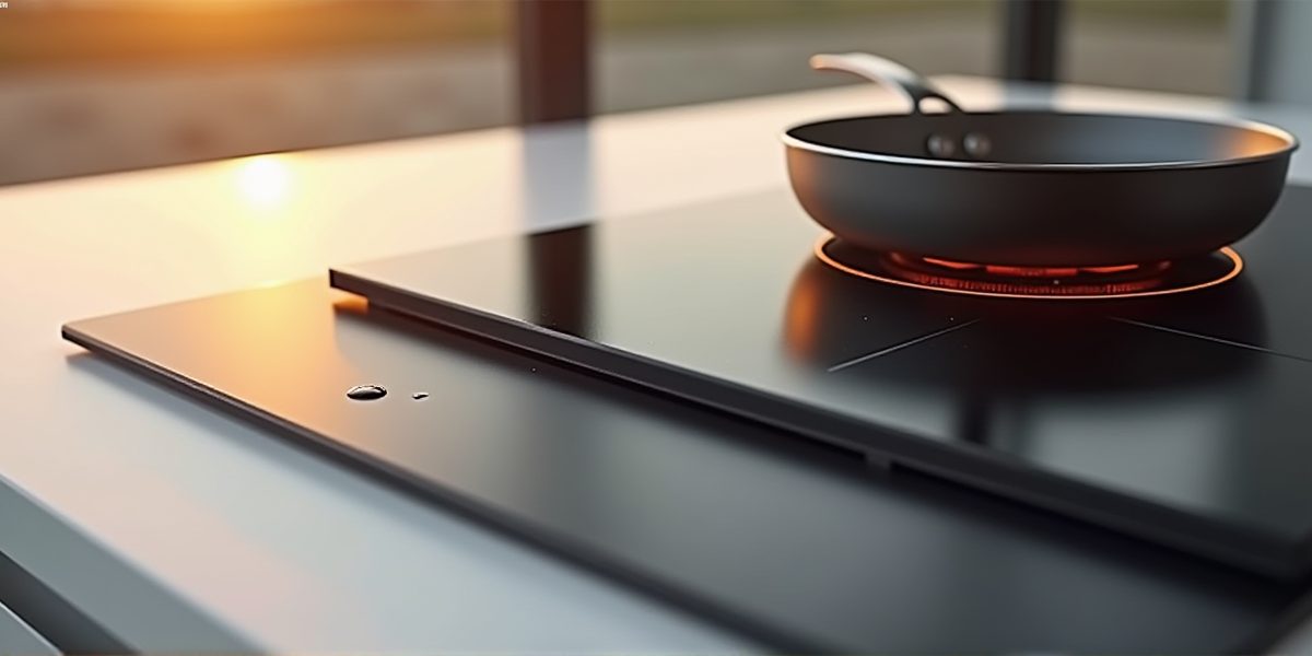 Электрическая варочная панель с плоской поверхностью