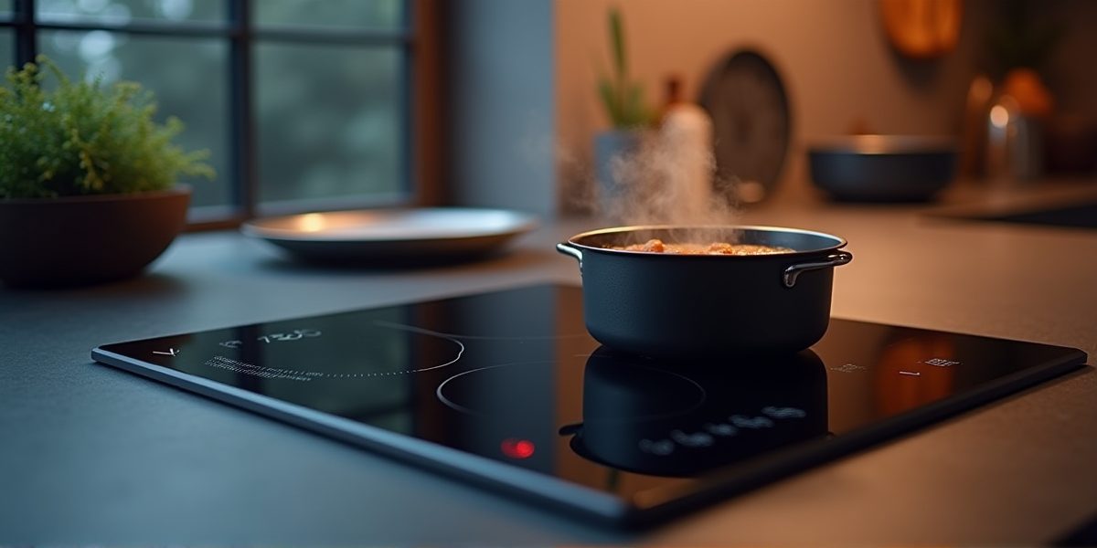 Индукционная варочная панель с сенсорным управлением